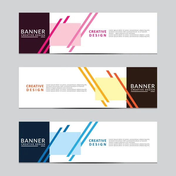 Vektör soyut geometrik tasarım sancak web şablonu Modern tasarım. Vektör illüstrasyonu