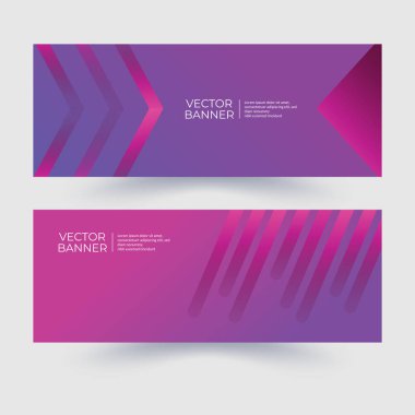 Vektör soyut geometrik tasarım sancak web şablonu Modern tasarım. Vektör illüstrasyonu