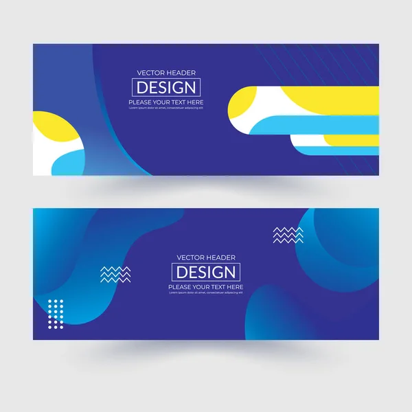 Vektör soyut geometrik tasarım sancak web şablonu Modern tasarım. Vektör illüstrasyonu