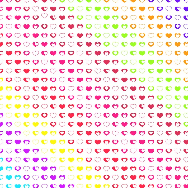 Many hearts on white — Stock Photo, Image