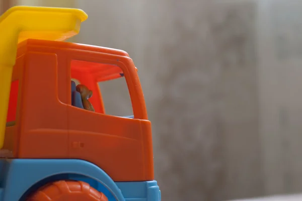 Řidič kamionu hračka medvěd — Stock fotografie