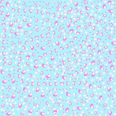 Mavi littie pembe kalpler ile kağıt ambalaj