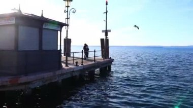 Garda Gölü manzarası, İtalya