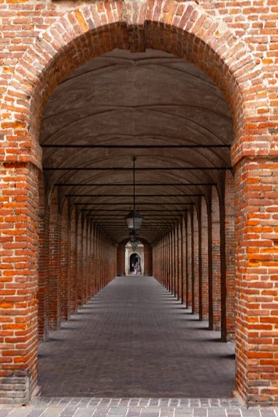 Old Galleria degli Antichi, Casalmaggiore, Lombardia, Italia — 스톡 사진