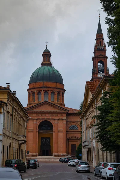 Kathedraal Saint Stefano Protomartire. Casalmaggiore, Lombardije, Italië — Stockfoto