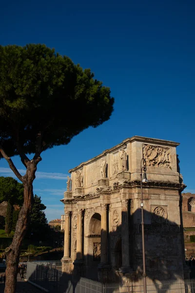 Vista Del Arco Constantino Roma Italia Foto Alta Calidad —  Fotos de Stock