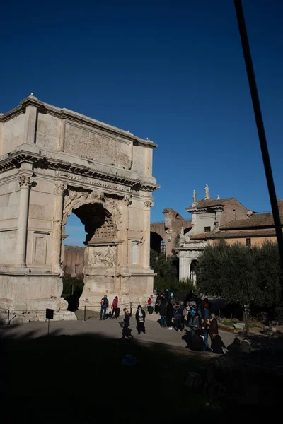 Vista del Arco de Constantino, Roma, Italia —  Fotos de Stock