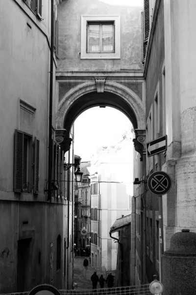 Views Arc Roman Streets Rome Italy High Quality Photo — Stock Photo, Image