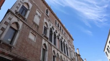 Venedik mimarisinin Venedik kanalı, İtalya 'dan görünüşü