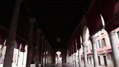 Venedik, İtalya 15.05.2020 Venedik balık pazarı, Venedik, İtalya