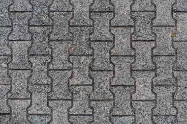 İtalya, Boretto 'da beton zemin bloklarının dokusu. Yüksek kalite fotoğraf