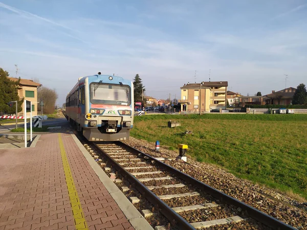 Italienischer Regionalzug Reggio Emilia Nach San Polo Enza Italien — Stockfoto