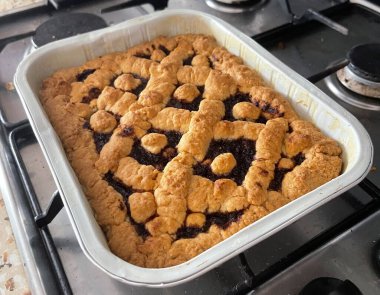 Orman meyveli tatlı turta. Yüksek kalite fotoğraf