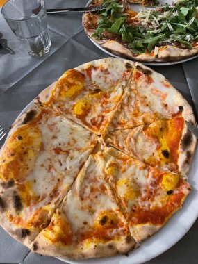 Geleneksel İtalyan esnaf pizza restoranı. Yüksek kalite fotoğraf