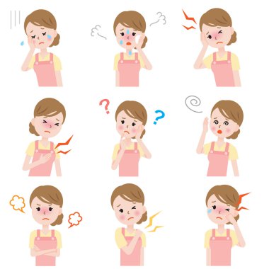 yaygın kadın menopoz belirtileri kümesi