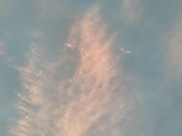 Večerní Obloha Pozadí Textura Oblohy — Stock fotografie