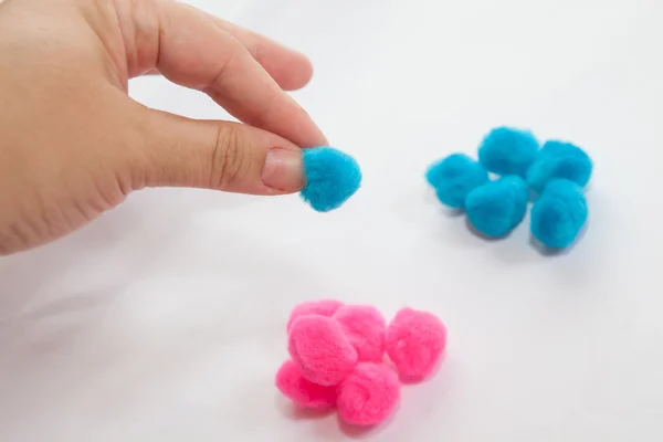 Mavi kümesi biri kapma el