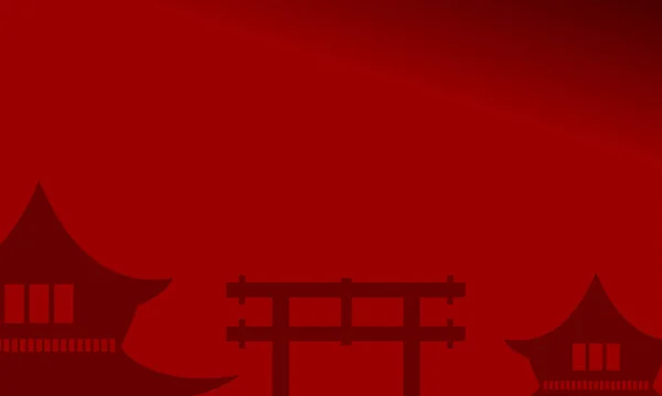 Κόκκινο Φόντο Κινέζικο Στυλ Για Τις Κινεζικές Διακοπές Κλπ — Διανυσματικό Αρχείο