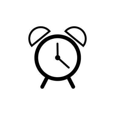 Üzerinde iki çan ve belirtilmemiş bir saati gösteren siyah bir alarm çizgisi sunuluyor. Bu saat zaman yönetimini, hatırlatıcıları ve günlük rutinleri sembolize eder..