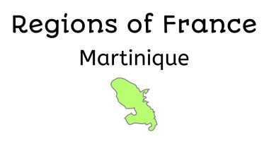 Martinique Fransa idari Haritası