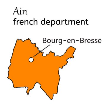 Ain Fransız Bakanlığı harita