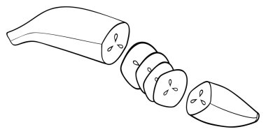 Keyifli Bahçe - dilimlenmiş muz