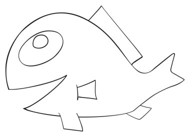 Mutlu tatil - Nisan balık tarak ile