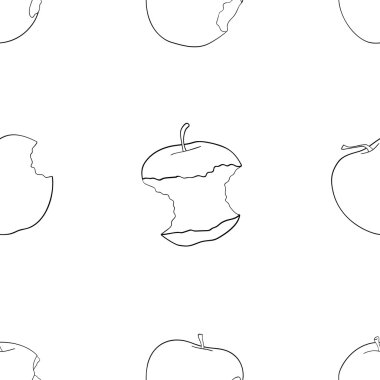 Keyifli Bahçe - ısırıldı elma Seamless Modeli