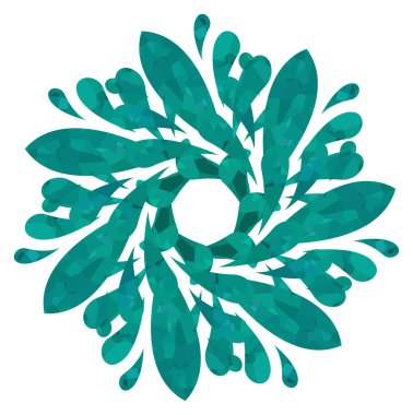 Suluboya desen - soyut çiçek