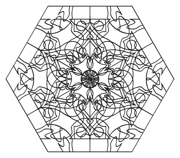 Візерунок - шестисторонній візерунок — стоковий вектор