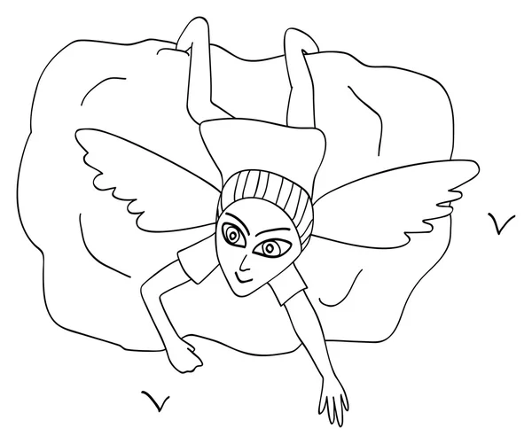 Сказка - Ангел — стоковый вектор