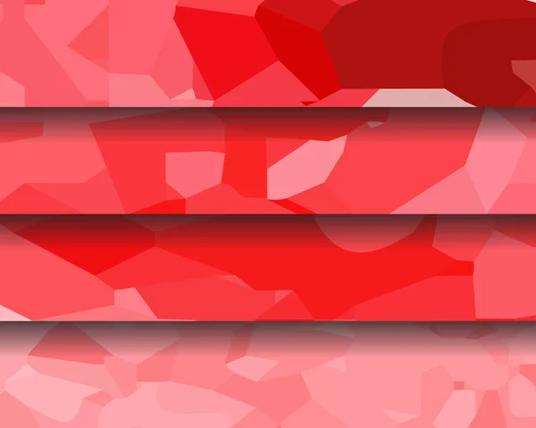 Motif aquarelle - Ensemble de motifs rouges — Image vectorielle