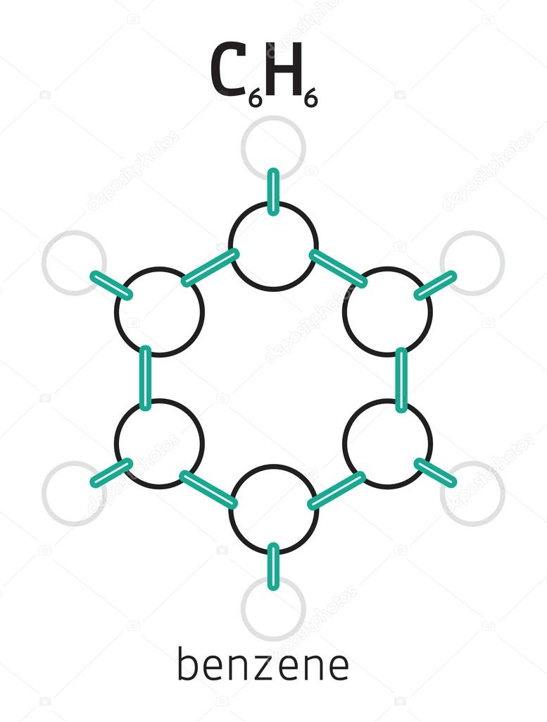 C6H6 benzene molecule Stock Vector by ©MariaShmitt 92743752, image size:777x1024
