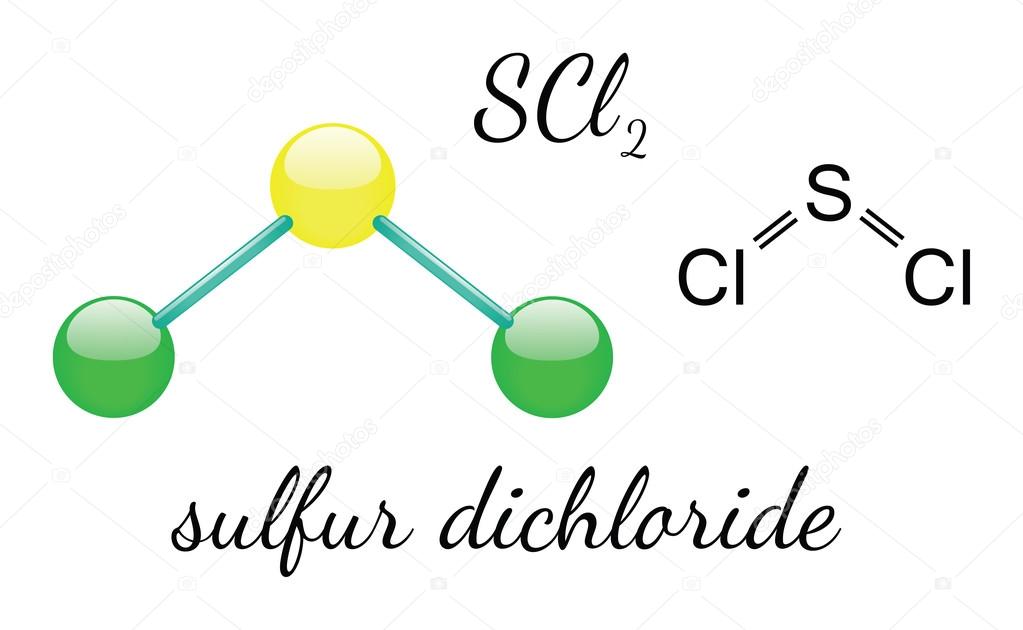 Cl2S sulfur dichloride molecule