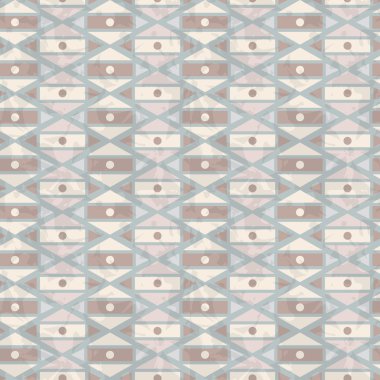 Vintage geometrik seamless modeli