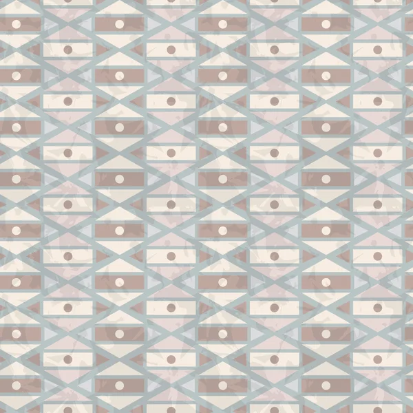 Vintage motif géométrique sans couture — Image vectorielle