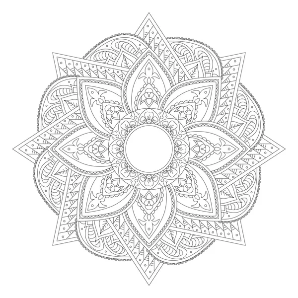 Elemento de design Mandala — Vetor de Stock