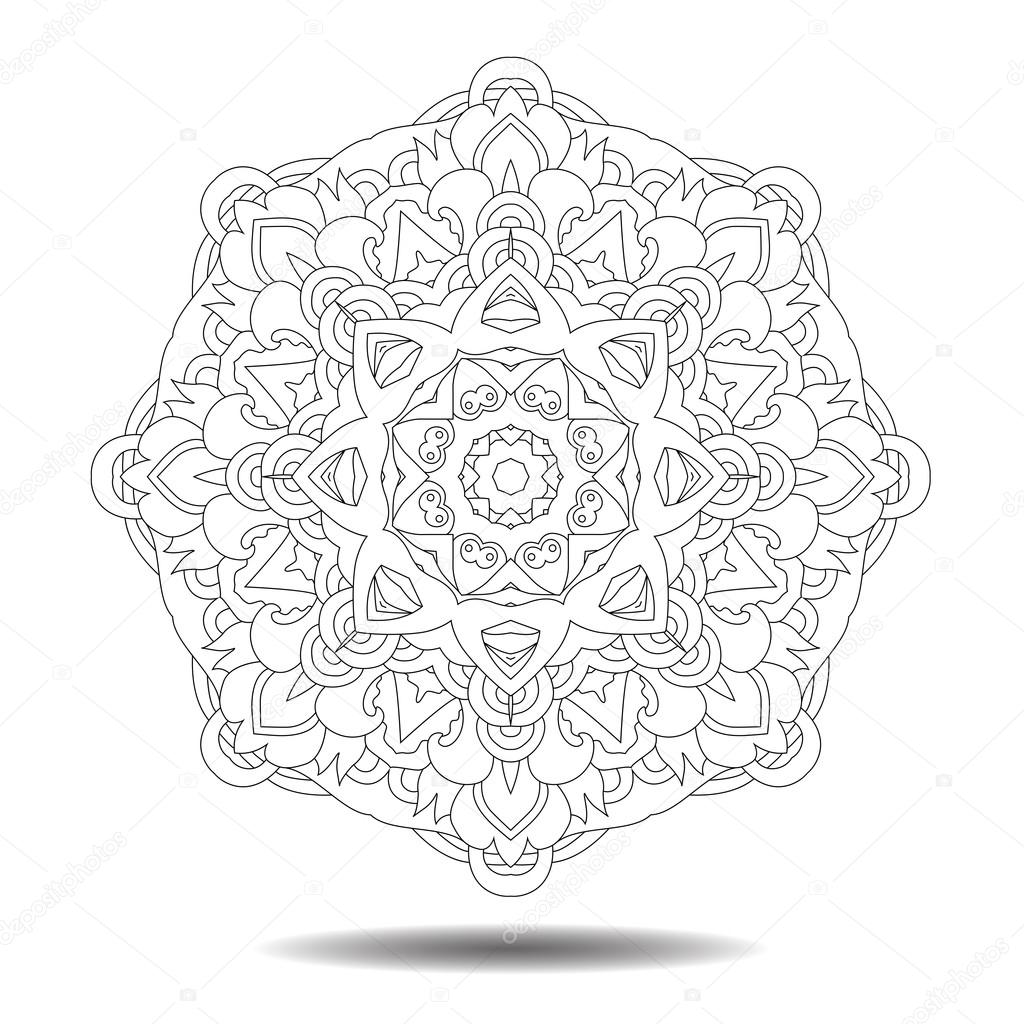 Mandala design element