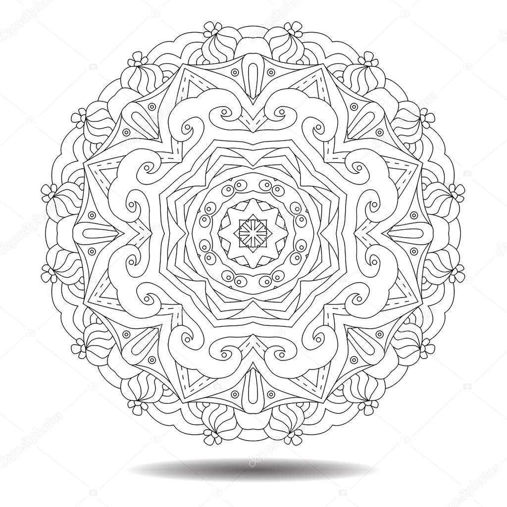 Mandala design element