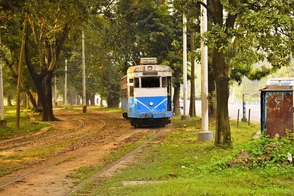 Tramwaj Pojazd Dziedzictwa Kalkuty — Zdjęcie stockowe
