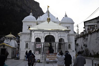 Gangotri 'deki gangotri tapınağı, uttarakhand, Hindistan