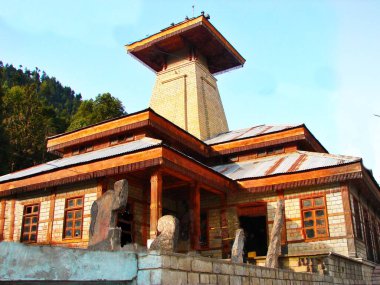 Manali 'deki manu tapınağı, Himachal pradesh, Hindistan