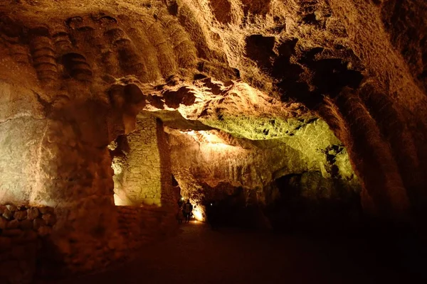 Caverna Hércules Parcialmente Artificial Parcialmente Artificial Sistema Caverna Capa Spartel — Fotografia de Stock