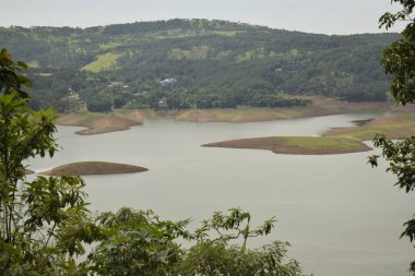 umiam göl manzarası en üstte, meghalaya, Hindistan