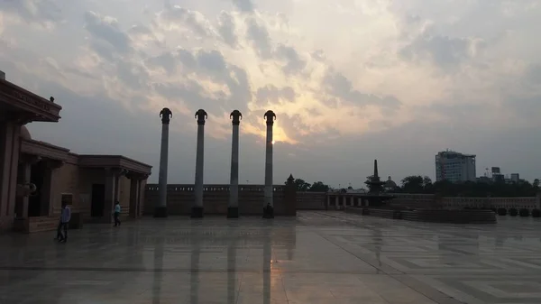 Пам Ятний Парк Амбедкара Гомті Нагар Лакхнау Індія — стокове фото