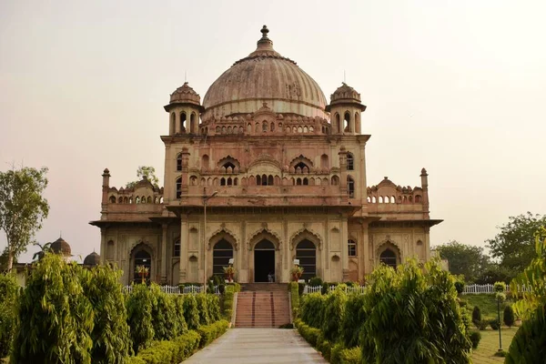 Hrobka Sadaat Ali Chán Populární Turistická Atrakce Lucknow — Stock fotografie