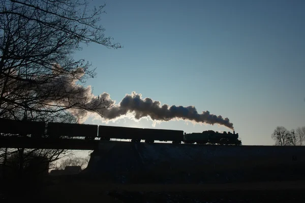 Stoomtrein — Stockfoto