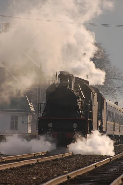 Tren de vapor — Foto de Stock