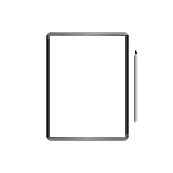 Hafif arkaplan üzerine çizim için kalemli tablet.