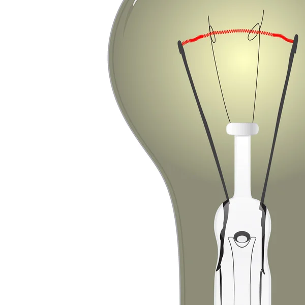 Ampoule, illustration vectorielle. — Image vectorielle